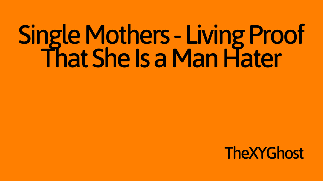 Single Mothers - Living Proof That She Is a Man Hater